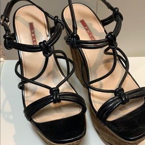 Prada wedges